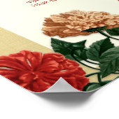 Desiderata "desired things",  hibiscus flowers ポスター (角)