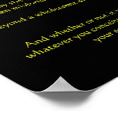 Desiderata Electric Bearポスター ポスター (角)