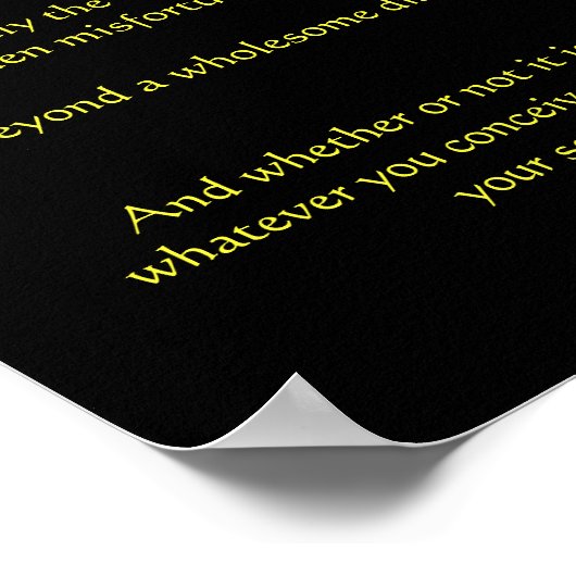 Desiderata Electric Bearポスター ポスター (角)