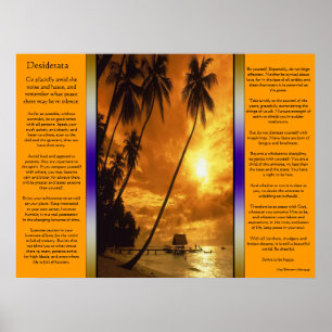 Desiderata Enchanting Island Oasis Poster ポスター