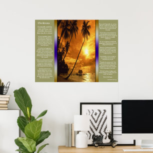 Desiderata Enchanting Island Oasis Poster ポスター