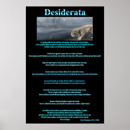 Desiderata Gray Wolvesのポスターを飲む ポスター
