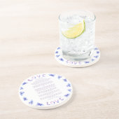 Desiderata Hydrangea by Max Ehrmann コースター (側面)