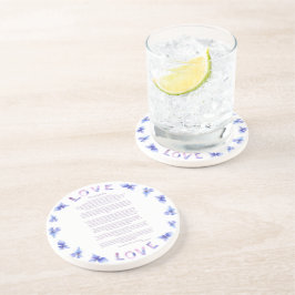 Desiderata Hydrangea by Max Ehrmann コースター