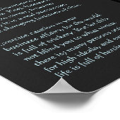 Desiderata on Barbican Steps，以降と上 ポスター (角)