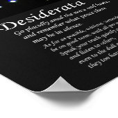 Desiderata on Spiral銀河系NGC 253 ポスター (角)