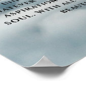 Desiderata Poem Poster Above the Cloud ポスター (角)