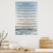Desiderata Poem Poster Above the Cloud ポスター (キッチン)