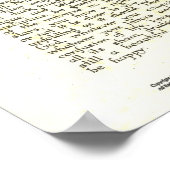 DESIDERATA Poster by Max Ehrmann -アンティークスクロール ポスター (角)