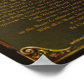 DESIDERATA Poster-Max Ehrmann-11x17-Gold Baroque ポスター (角)
