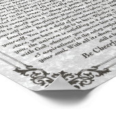 DESIDERATA Poster on Parchment ポスター (角)