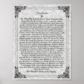 DESIDERATA Poster on Parchment ポスター (正面)