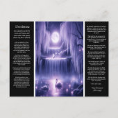 Desiderata Waterfall：ウィローハート秋 ポストカード (正面)