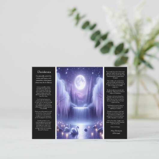 Desiderata Waterfall:サンセットグローカスケード ポストカード (スタンド正面)