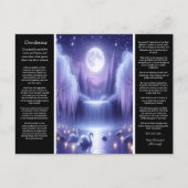 Desiderata Waterfall:サンセットグローカスケード ポストカード (正面)