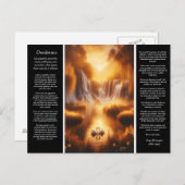 Desiderata Waterfall:スワン調和プール ポストカード (正面/裏面)