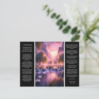 Desiderata Waterfall:ロマンチックな白鳥の聖域 ポストカード