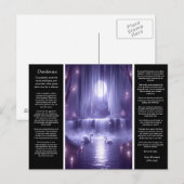 Desiderata Waterfall:平和なサンセットコーブ ポストカード (正面/裏面)