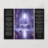 Desiderata Waterfall:平和なサンセットコーブ ポストカード (正面)