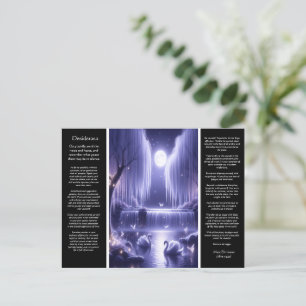 Desiderata Waterfall:放射開花秋 ポストカード
