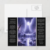 Desiderata Waterfall:放射開花秋 ポストカード (正面/裏面)