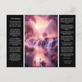 Desiderata Waterfall：隠れた谷の静けさ ポストカード (正面)