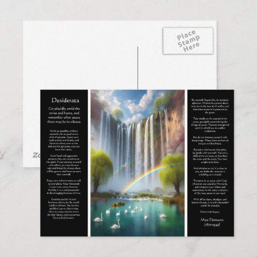 Desiderata Waterfall's Gleam, Falling Love ポストカード (正面/裏面)