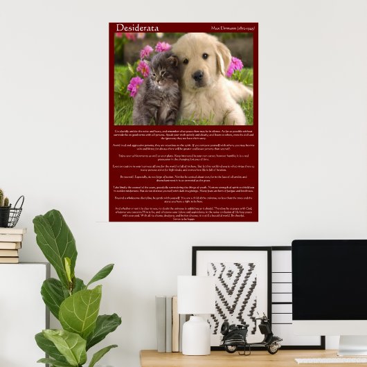 Desiderata Young Love Fightポスター ポスター (ホームオフィス)