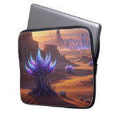 Desierto místico con ciudad futurista ラップトップスリーブ (正面左)