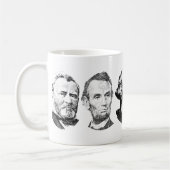 Designすばらしい米国の大統領 コーヒーマグカップ (左)