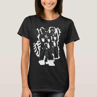 design 004 (white on black) tシャツ