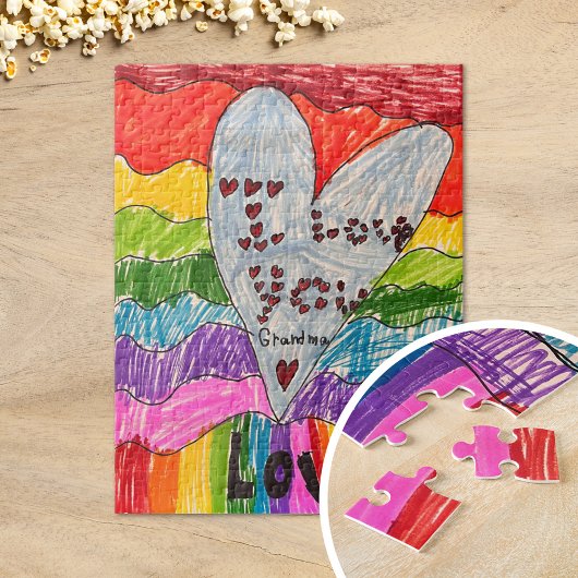 Design a Custom Puzzle with Your Child's Art ジグソーパズル