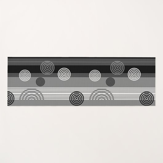 Design abstrait Yoga ヨガマット (正面(横))
