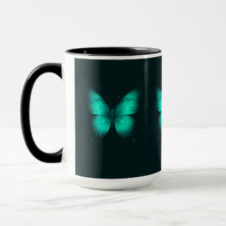 DESIGN BORBOLETAS VERDES Caneca Combo マグカップ