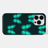 DESIGN BORBOLETAS  VERDES Capa para celular iPhoneケース (裏面横)