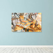 Design Buddha キャンバスプリント (インサイチュ (ウッドフロア))