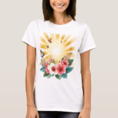 [Design] Camiseta Feminina Cristã Brasil Presente  Tシャツ (正面)
