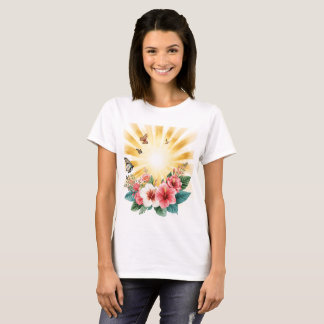 [Design] Camiseta Feminina Cristã Brasil Presente  Tシャツ