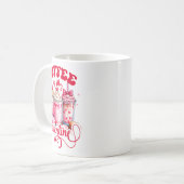 Design Coffee Is My Valentine Funny Lover  コーヒーマグカップ (正面左)