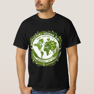Design de T-shirt pour la Journée Mondiale du Véga Tシャツ