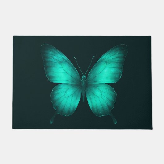 DESIGN DE Tapete BORBOLETA VERDES ドアマット (正面)