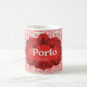 design do porto com azulejos vermelhos コーヒーマグカップ (中央)