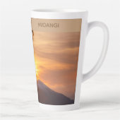 Design elegante e raffinato カフェラテマグ (右)