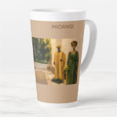 Design elegante e raffinato カフェラテマグ (右アングル)