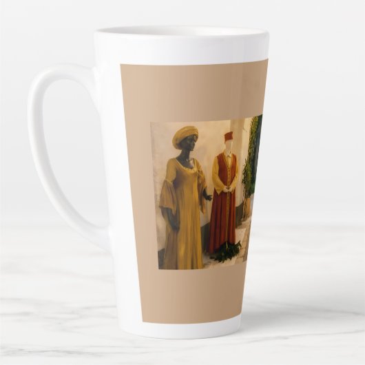 Design elegante e raffinato カフェラテマグ (左)