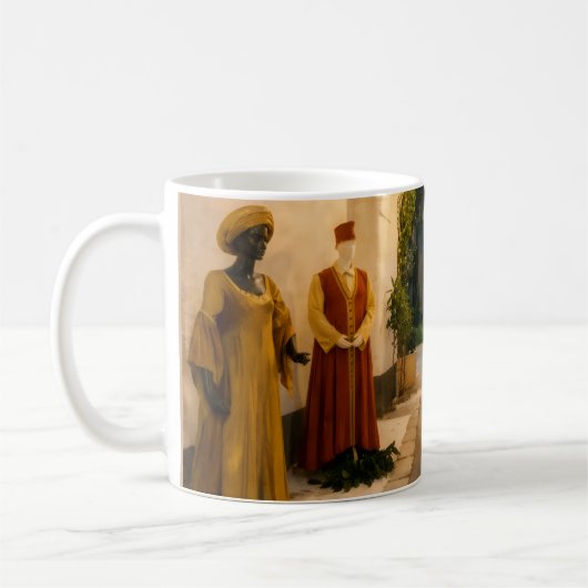 Design elegante e raffinato コーヒーマグカップ (左)