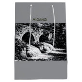 Design elegante e raffinato ミディアムペーパーバッグ (裏面)