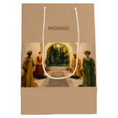 Design elegante e raffinato ミディアムペーパーバッグ (裏面)