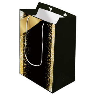 Design elegante e raffinato ミディアムペーパーバッグ
