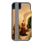 Design elegante e raffinato incipio iPhoneウォレットケース (フォリオ裏面)